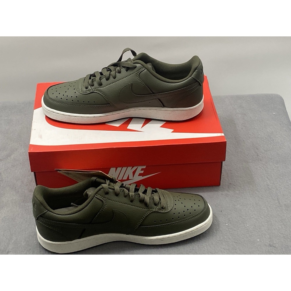 Nike Men's Court Vision Next Nature Lo Athletic Shoes Size 8 Cargo Khaki - Picture 3 of 5